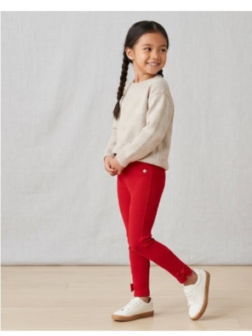 kate spade Bright Red Girls' Leggings